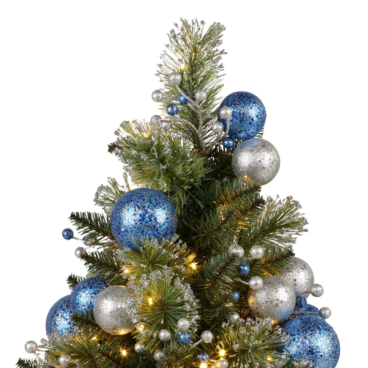 Christabelle 61cm Blue Collection Pre-Lit Tabletop Christmas Tree