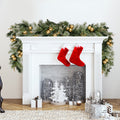 Christabelle 2.7m Christmas Garland Gold Baubles LED Lights