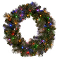 Christabelle 76cm Split Christmas Wreath LED Lights Double Door