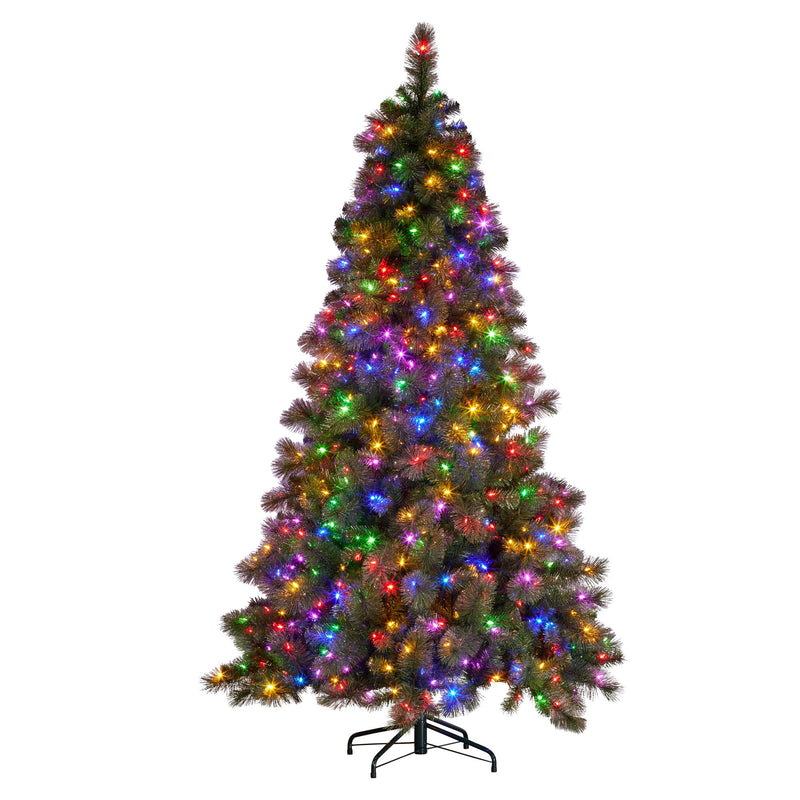 Christabelle 9ft Christmas Tree Gold 850 LED Lights Pine Needles