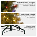 Christabelle 9ft Christmas Tree Gold 850 LED Lights Pine Needles