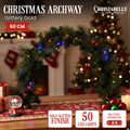 Christabelle 60cm Christmas Archway Garland LED Lights Gold
