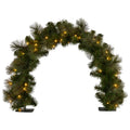 Christabelle 60cm Christmas Archway Garland LED Lights Gold