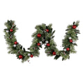 Christabelle 2.7m Christmas Garland LED Lights Baubles Mantle