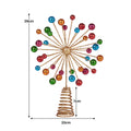 Christabelle Christmas Tree Topper Gold Glittery Baubles Ornaments