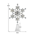 Christabelle Snowflake Christmas Tree Topper Beaded Decoration