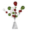Christabelle Christmas Tree Topper Baubles Glitter Ornament Red