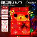 Christabelle Animated Santa Gift Box LED Christmas Tree Decoration