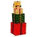 Christabelle 122cm Animated Present Stack Santa LED Christmas Tree Decor