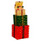 Christabelle 122cm Animated Present Stack Santa LED Christmas Tree Decor