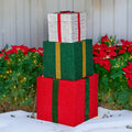 Christabelle 122cm Animated Present Stack Santa LED Christmas Tree Decor