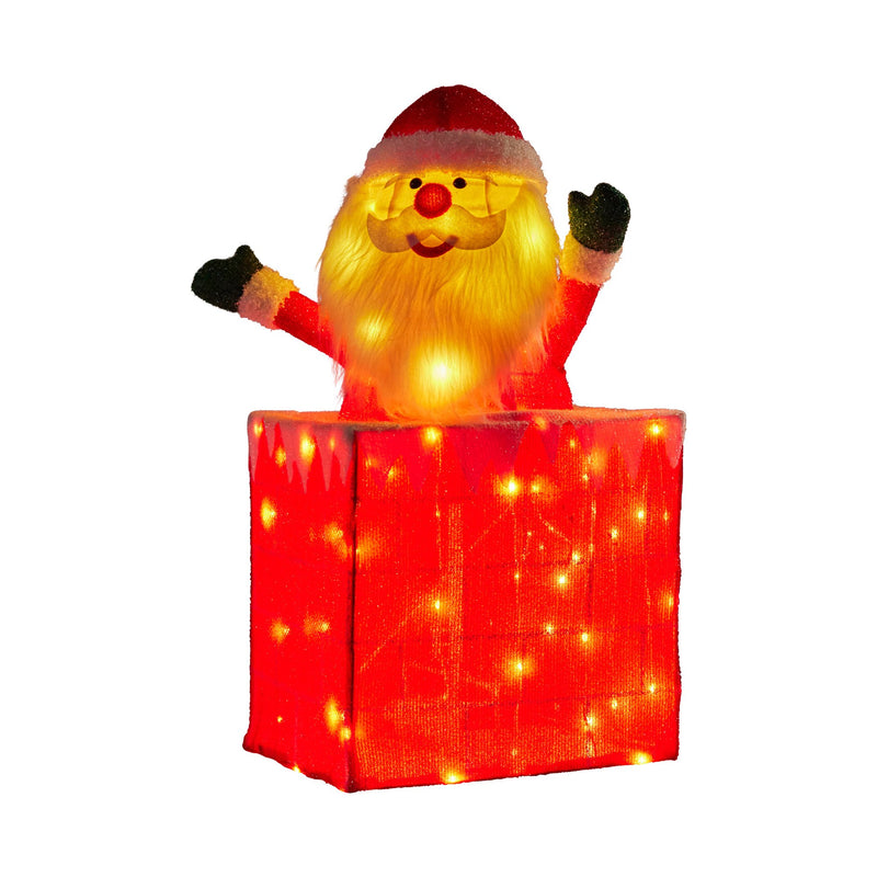 Christabelle 76cm Animated Santa Chimney Christmas LED Lights