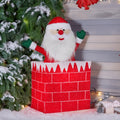 Christabelle 76cm Animated Santa Chimney Christmas LED Lights
