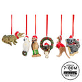 Christabelle Christmas Aussie Animals Baubles Pack 6 Ornaments Decorations