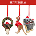 Christabelle Christmas Aussie Animals Baubles Pack 6 Ornaments Decorations