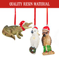 Christabelle Christmas Aussie Animals Baubles Pack 6 Ornaments Decorations