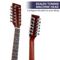 Karrera 12-String Acoustic Guitar EQ Sunburst