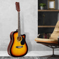 Karrera 12-String Acoustic Guitar EQ Sunburst