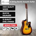 Karrera 12-String Acoustic Guitar EQ Sunburst