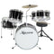 Karrera 4pc Drum Kit Kids Black
