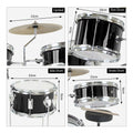 Karrera 4pc Drum Kit Kids Black