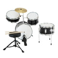 Karrera 4pc Drum Kit Kids Black