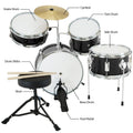 Karrera 4pc Drum Kit Kids Black