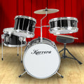 Karrera 4pc Drum Kit Kids Black