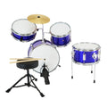 Karrera 4pc Kids Drum Kit Blue