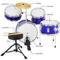 Karrera 4pc Kids Drum Kit Blue