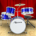 Karrera 4pc Kids Drum Kit Blue