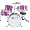 Karrera 4pc Kids Drum Kit Purple - Beginner Children Music