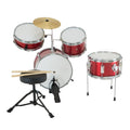 Karrera Kids 4pc Drum Kit Red