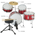 Karrera Kids 4pc Drum Kit Red