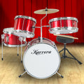 Karrera Kids 4pc Drum Kit Red