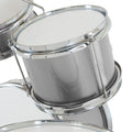 Karrera Kids 4pc Drum Kit Silver
