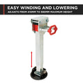 Alko 2x 590mm Drop Down Stabiliser Leg Big Foot
