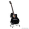 Karrera 40in Acoustic Cutaway Guitar Black