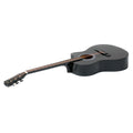 Karrera 40in Acoustic Cutaway Guitar Black