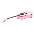 Karrera 40in Acoustic Cutaway Guitar Pink