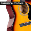 Karrera 40in Acoustic Cutaway Guitar Sunburst