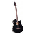 Karrera 43in Acoustic Bass Guitar - Black