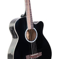 Karrera 43in Acoustic Bass Guitar Black