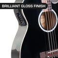 Karrera 43in Acoustic Bass Guitar Black