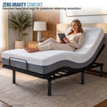 Therapedic Motion King Single Adjustable Bed Base Electric Motorised Frame with Wireless Remote & Preset