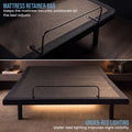 Therapedic Motion Queen Adjustable Bed Base Electric Motorised Frame with Wireless Remote & Preset