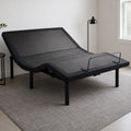 Therapedic Versa Electric Queen Adjustable Bed Base Frame with Massage Dual Motor Zero Gravity & Wireless Remote