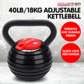 Powertrain Adjustable Kettlebell Dumbbell 18kg Weights