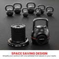 Powertrain 40kg Adjustable Kettlebell One Hand Adjustment Weight