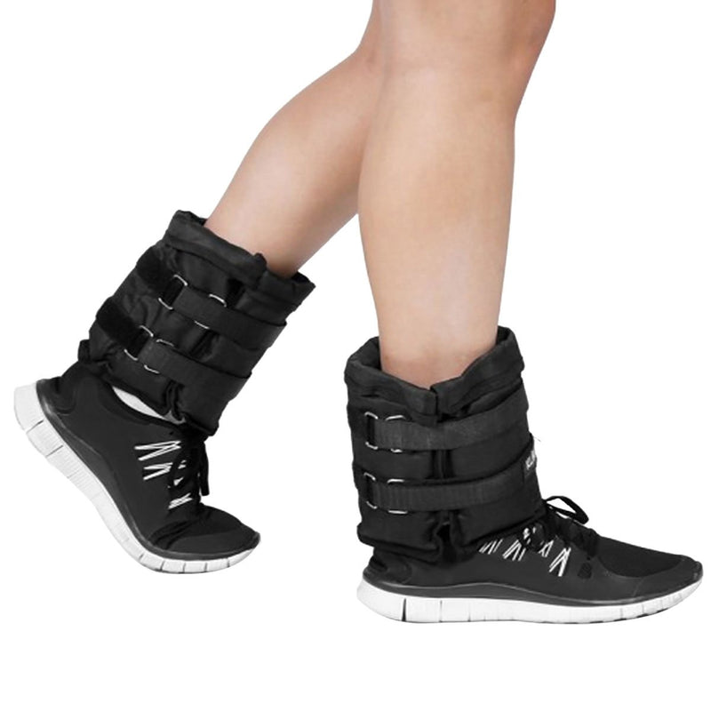 Powertrain 1kg Adjustable Ankle Weights Pair Gym Fitness Wrist Yoga